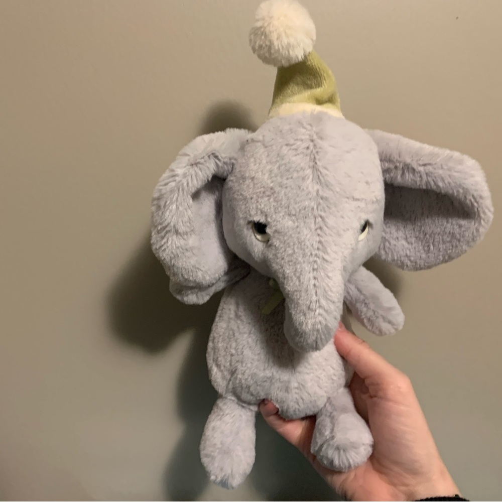 Adorable Gray Elephant Plush Toy jellycat jollipop elephant